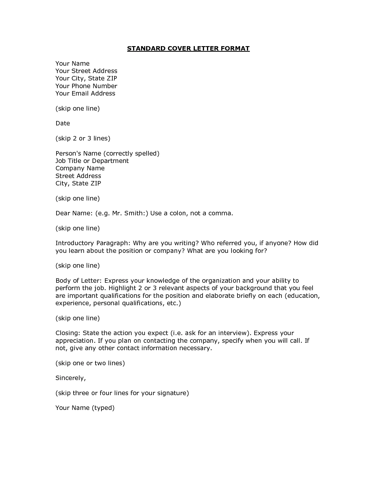 39759 cover letter addressing importance