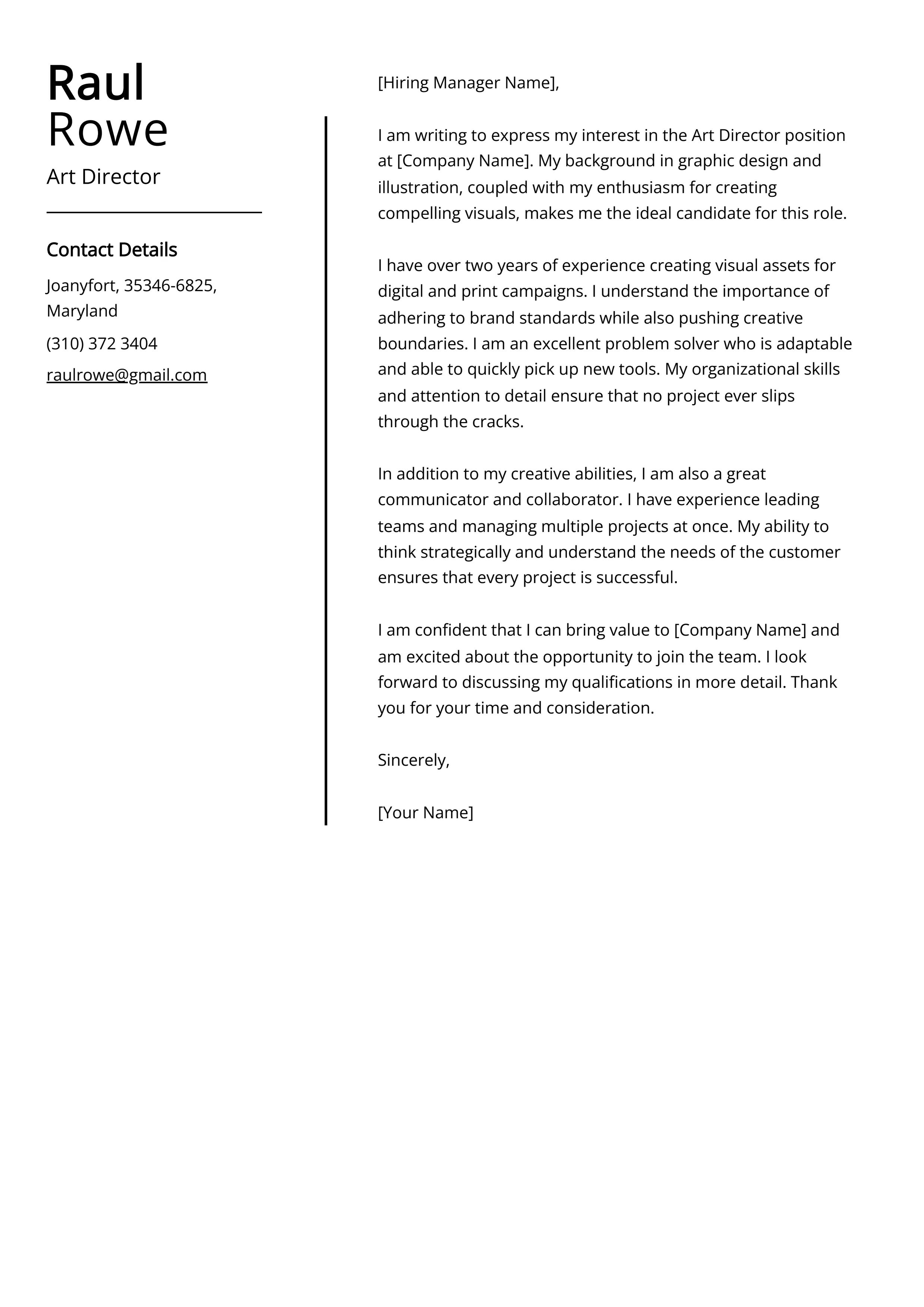 39767 art director cover letter example image 5
