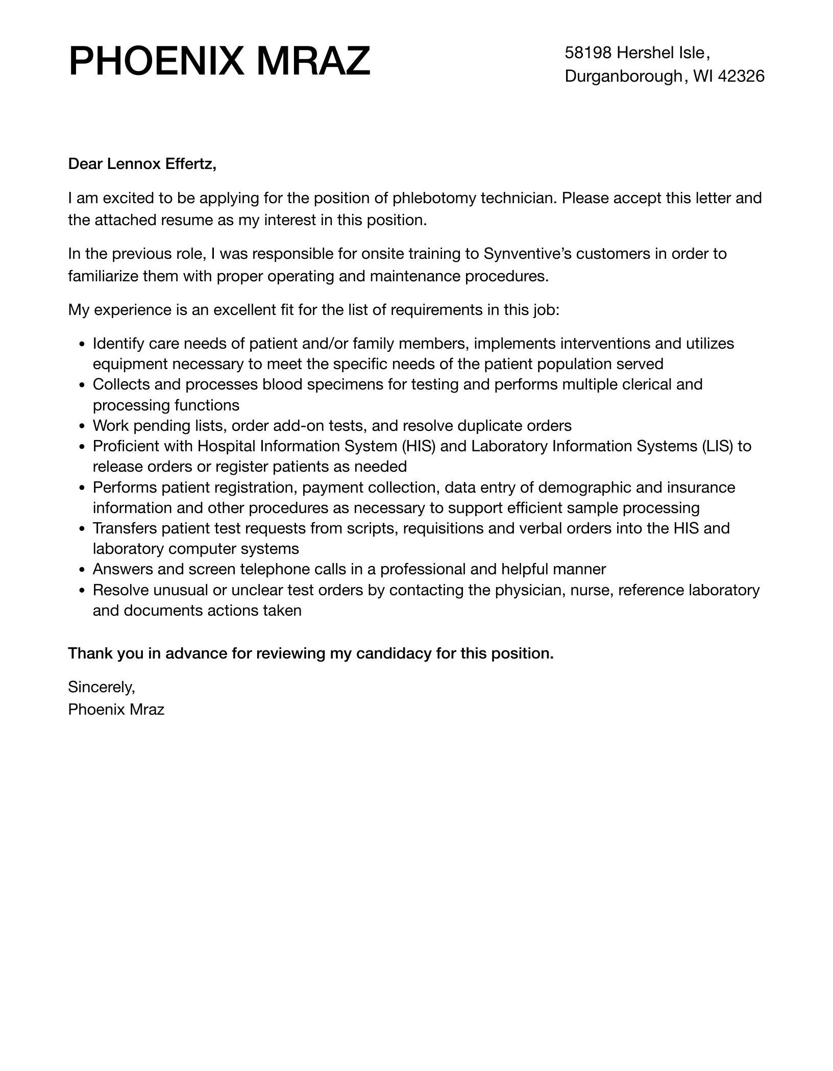 39770 phlebotomy technician cover letter 4