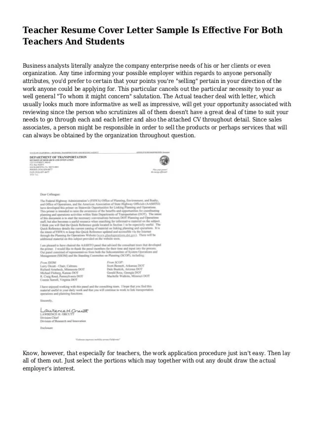 39771 teacher cover letter components