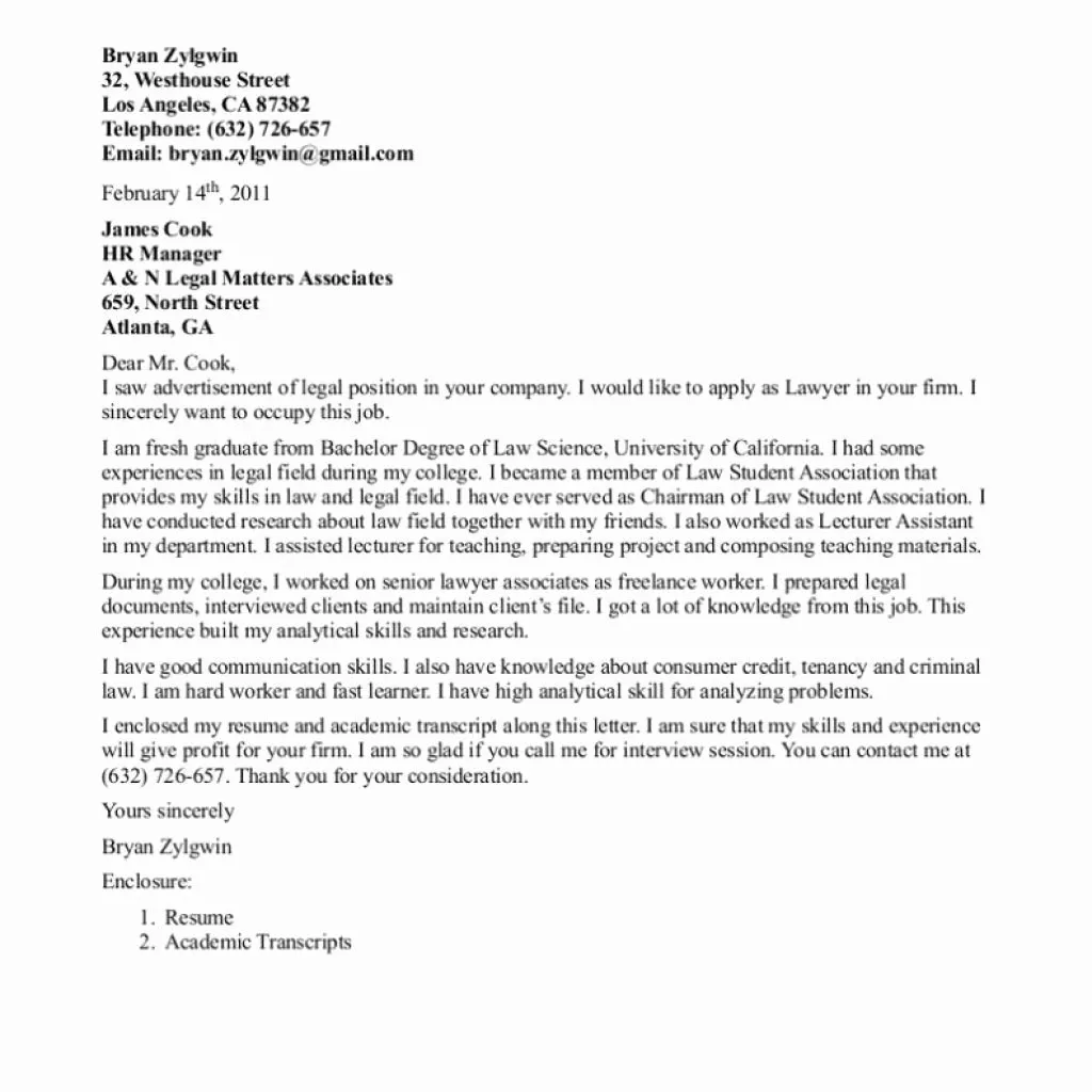 39774 legal internship cover letter