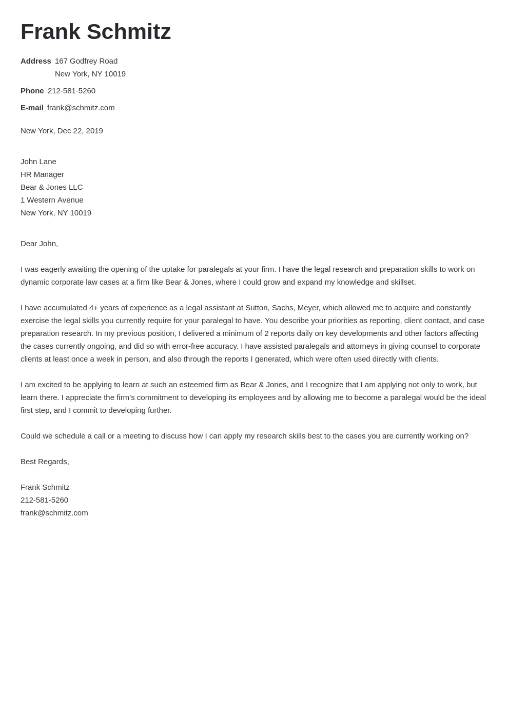 39774 paralegal cover letter