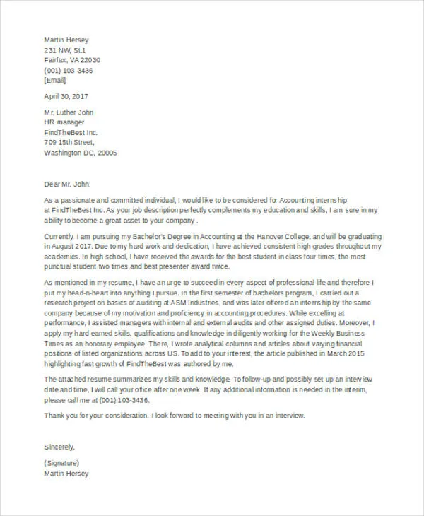 39775 formatting cover letter