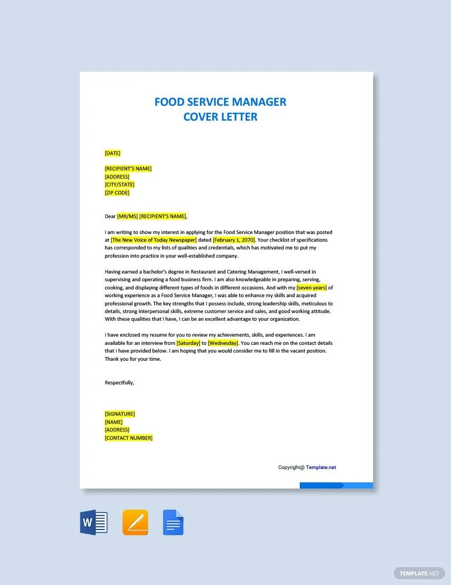 39789 kitchen staff cover letter