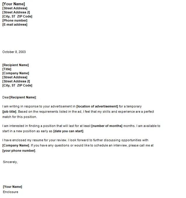 39791 tailoring cover letter