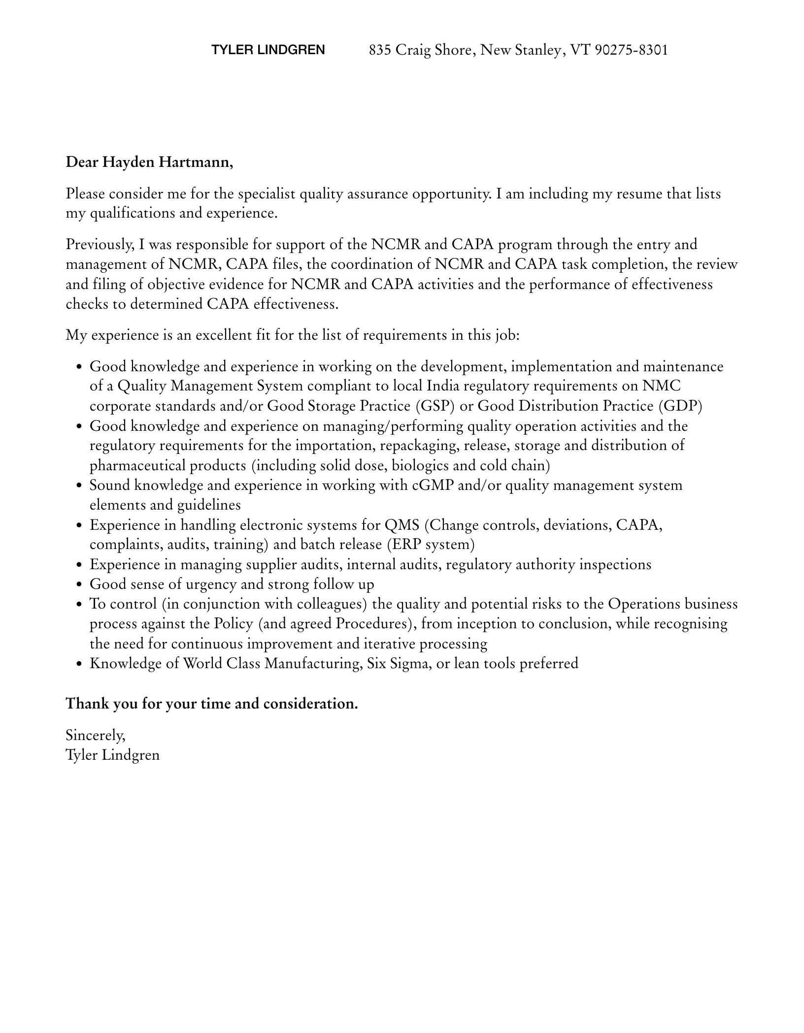 39799 qa cover letter career change