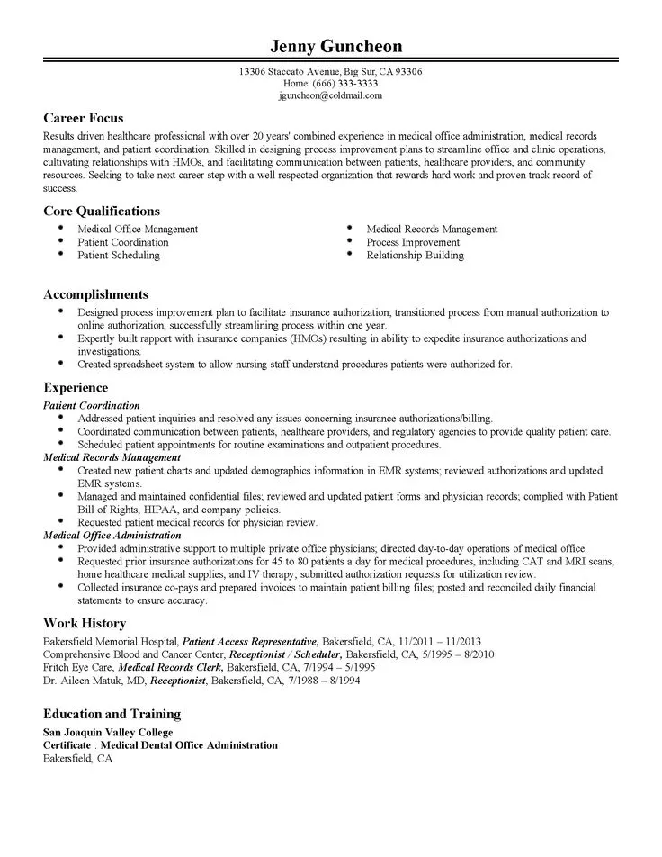 39802 cover letter healthcare management skills