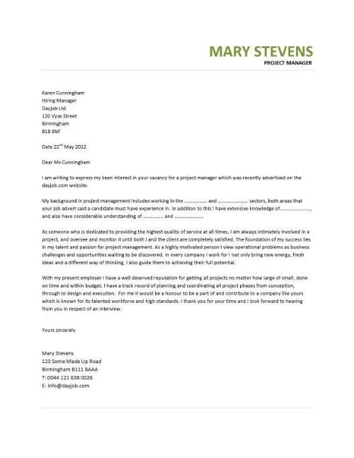 39803 cover letter secrets