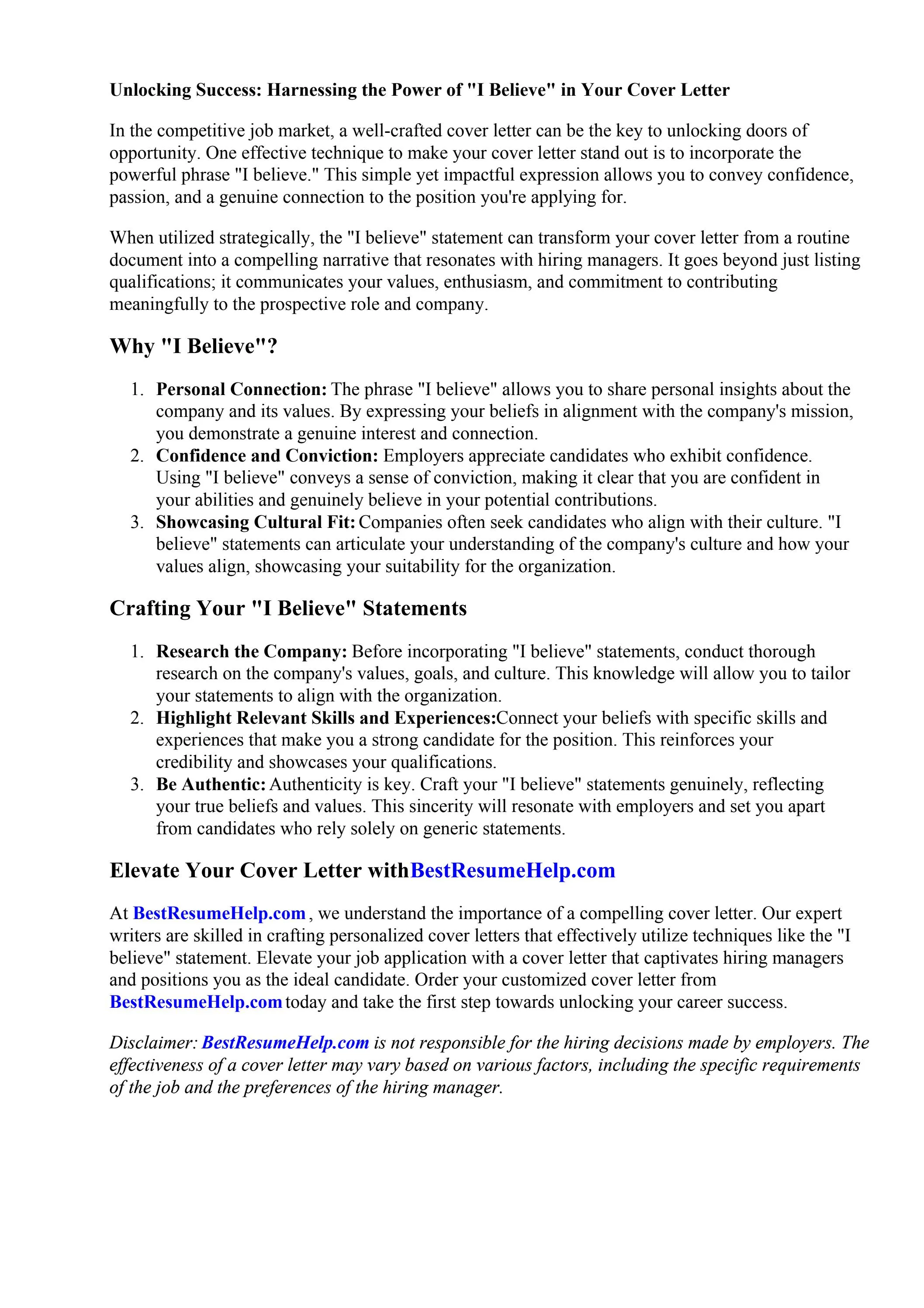 39803 tailoring cover letter