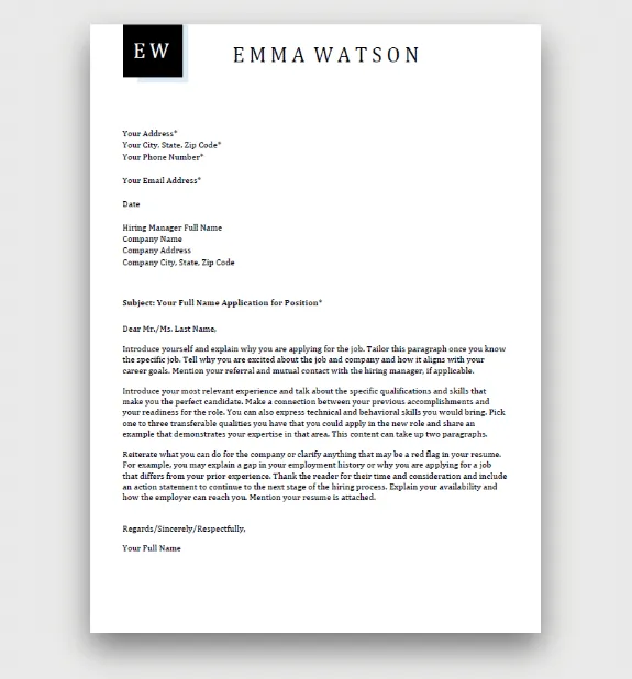 39804 cover letter templates 1