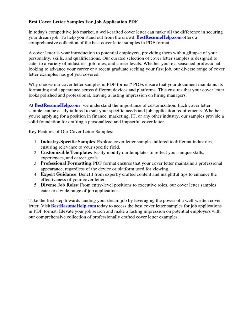 39805 cover letter writing