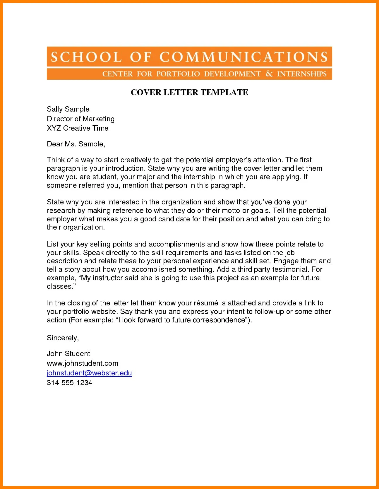 39807 achievements cover letter