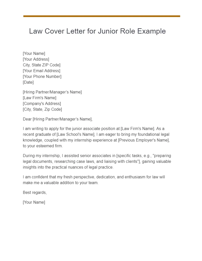 39810 law school cover letter experience