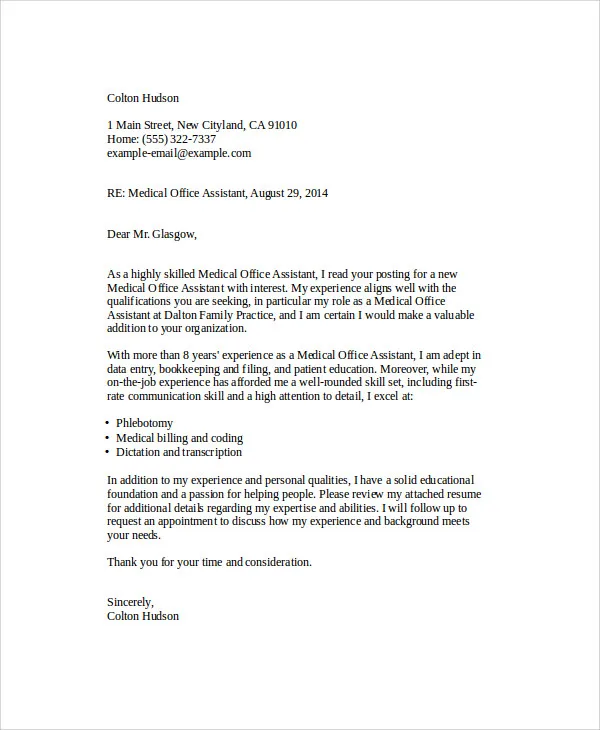 39813 medical assistant formatting