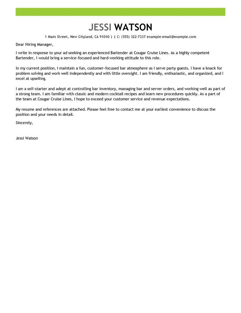 39817 humorous cover letter benefit