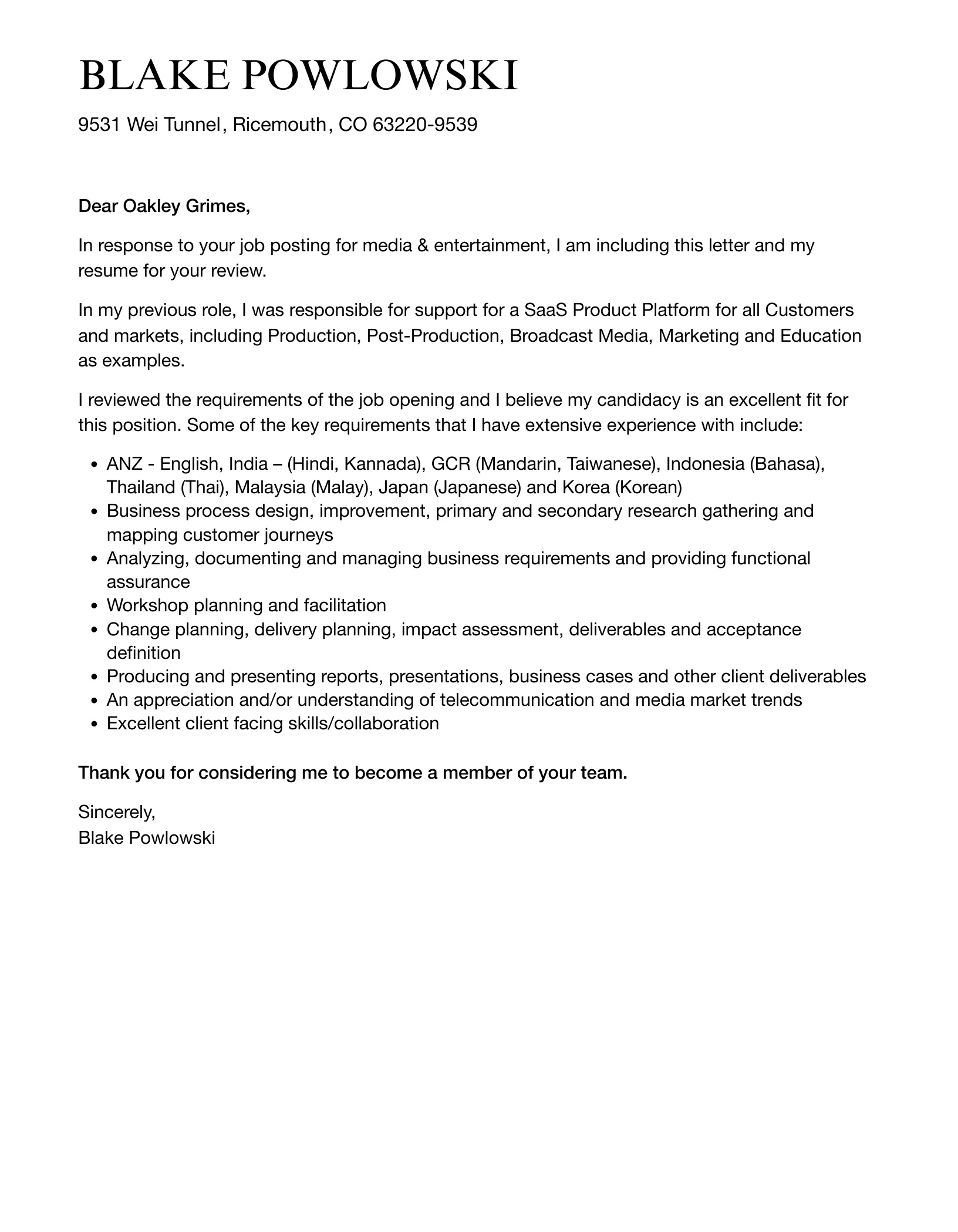 39828 personalized greeting cover letter