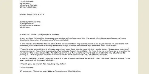 39829 associate professor cover letter