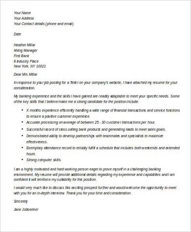 39830 bank teller cover letter image3