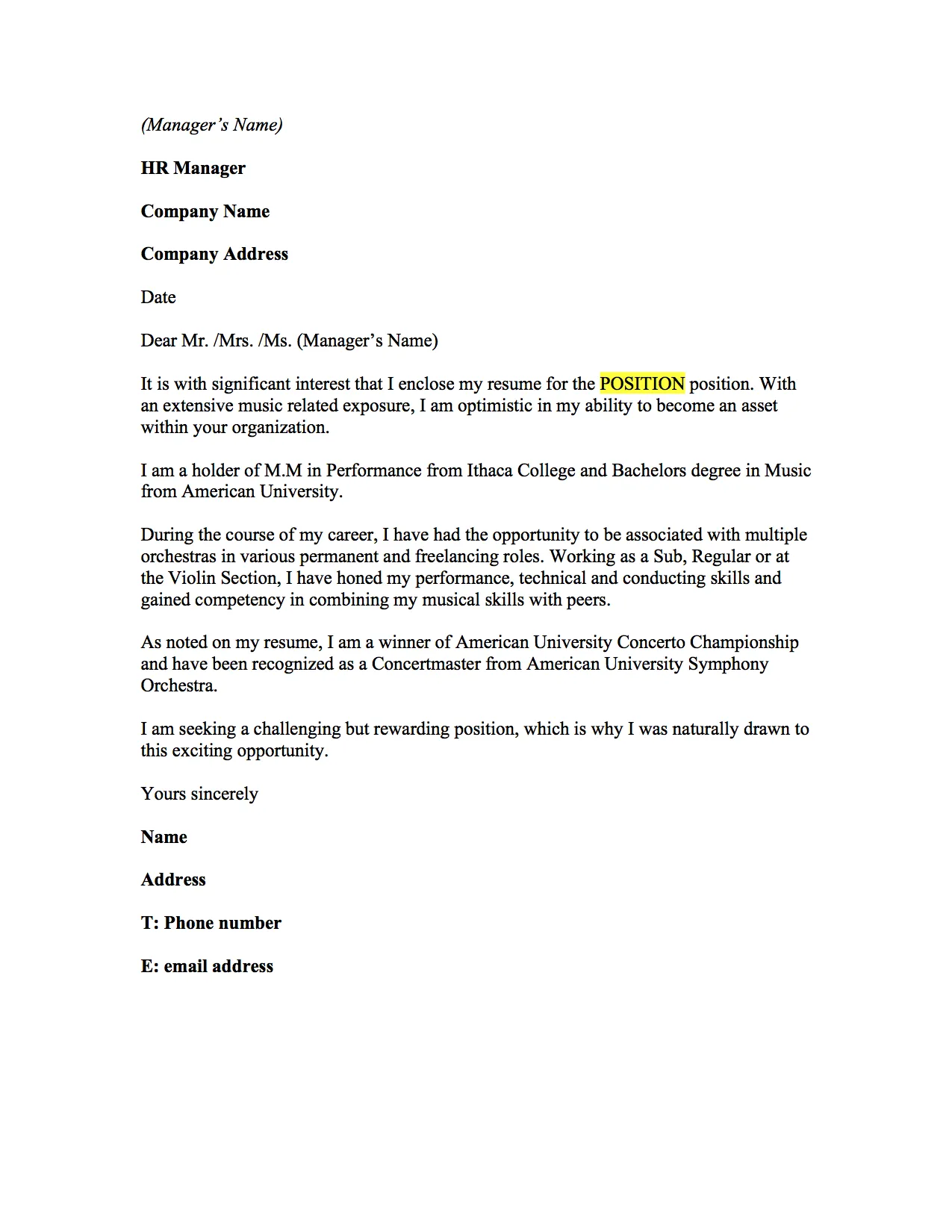 39834 cover letter formatting