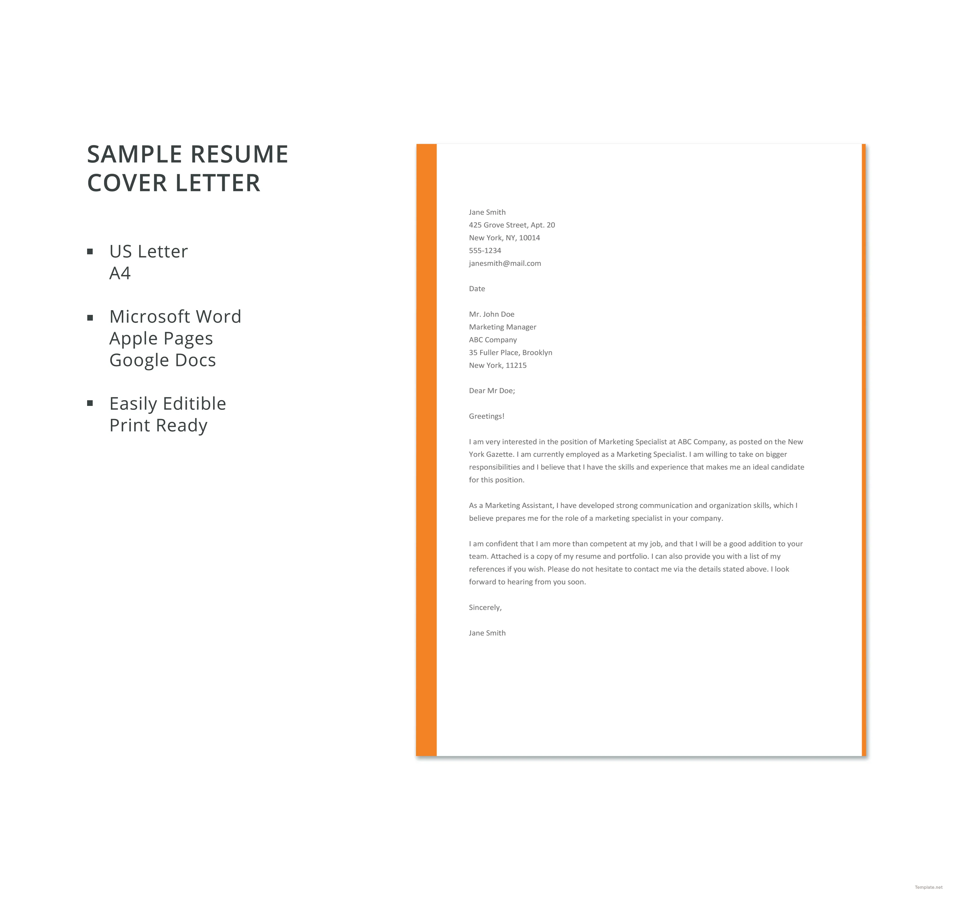 39843 modern cover letter