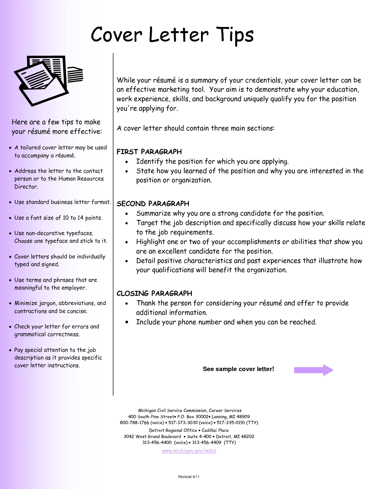 39847 tailoring cover letter