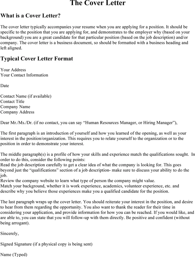 39853 cover letter format