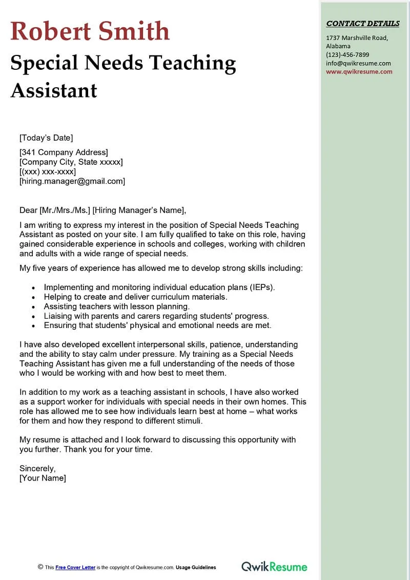 39861 cover letter formatting