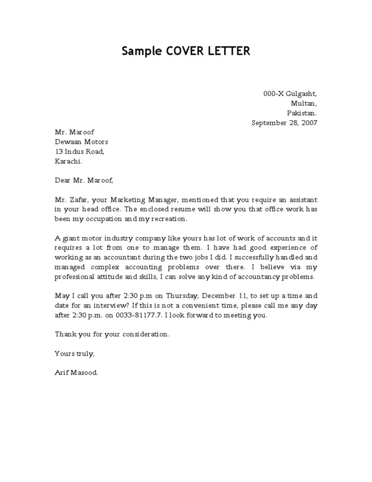 39862 cover letter formatting