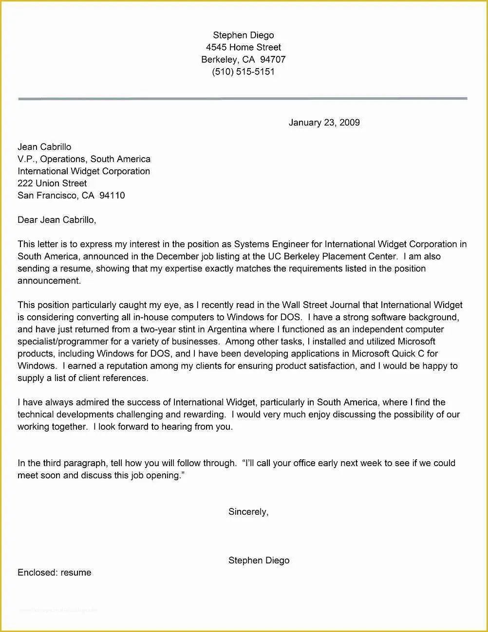 39865 creative cover letter