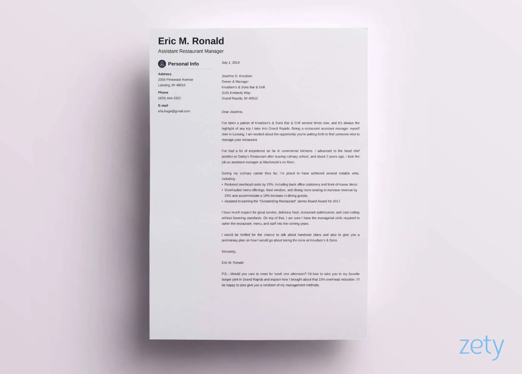 39868 cover letter structure