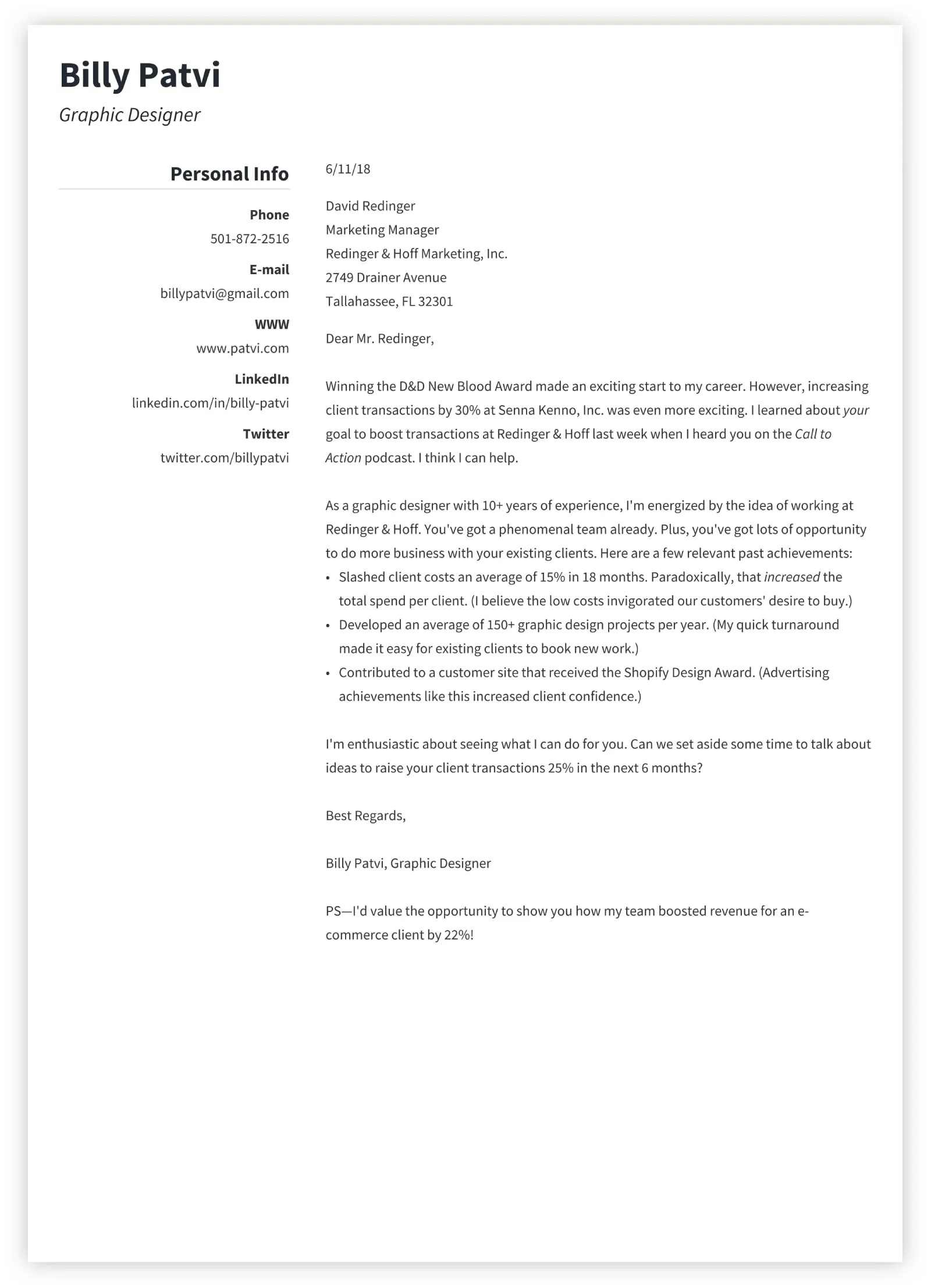 39877 cover letter formatting