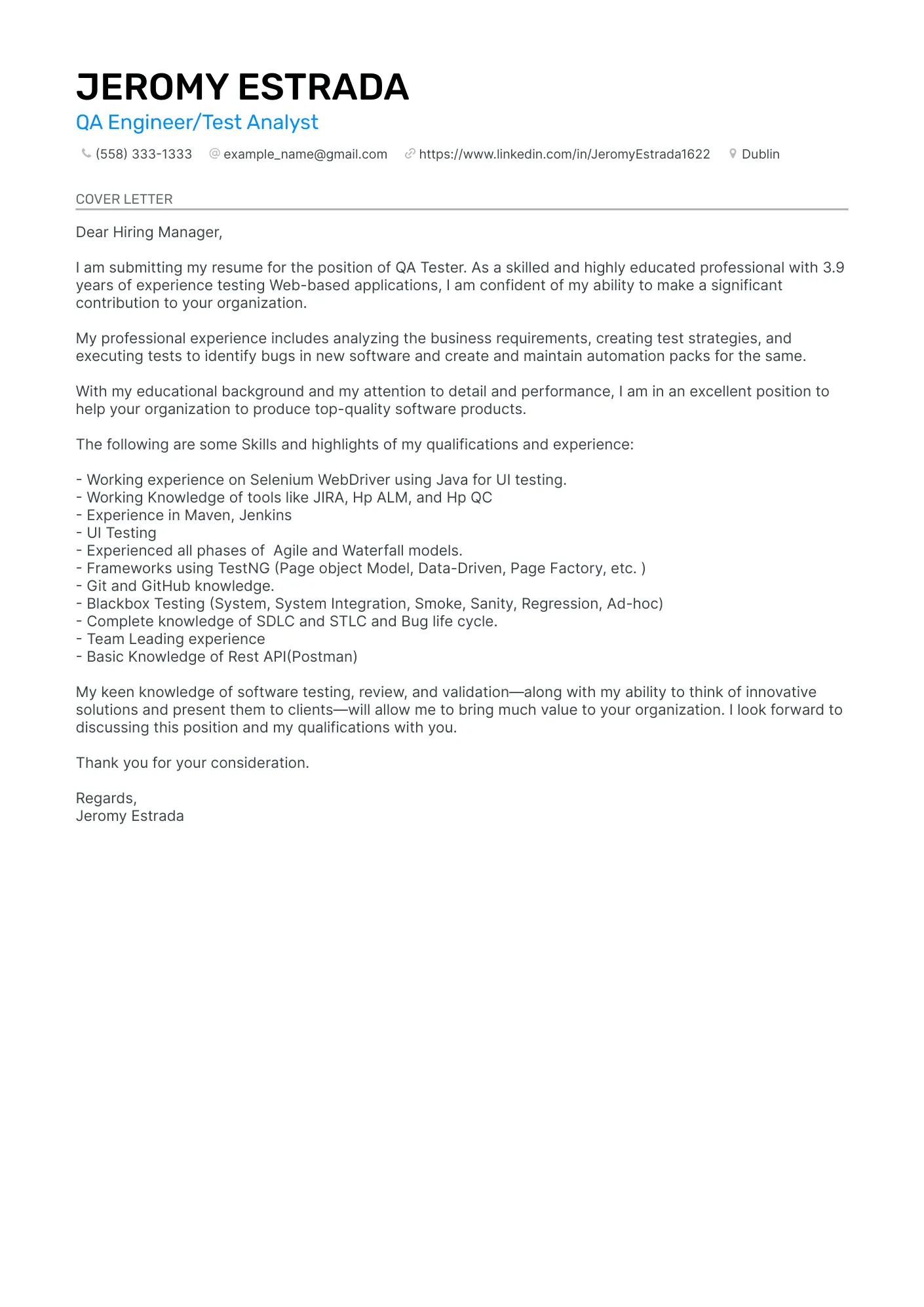 39880 keywords in cover letter