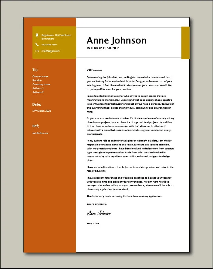 39889 interior design job application tips