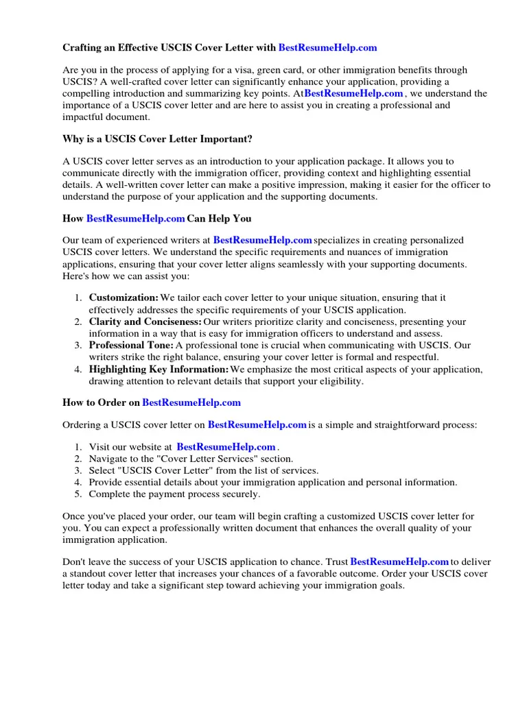 39890 USCIS Cover Letter Header