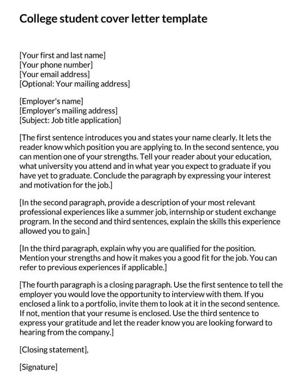 39893 skills experience cover letter