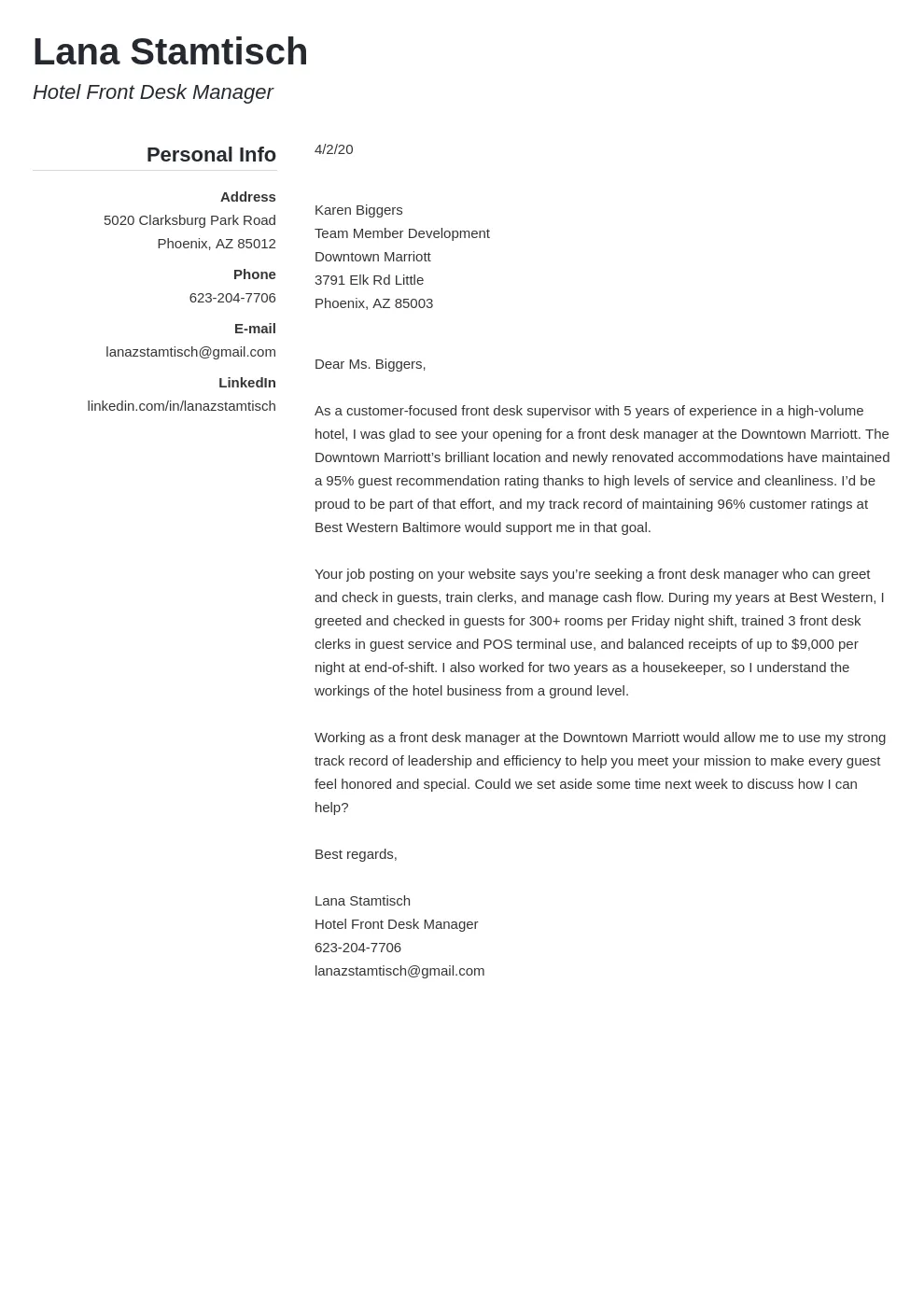 39901 hotel jobs cover letter image5
