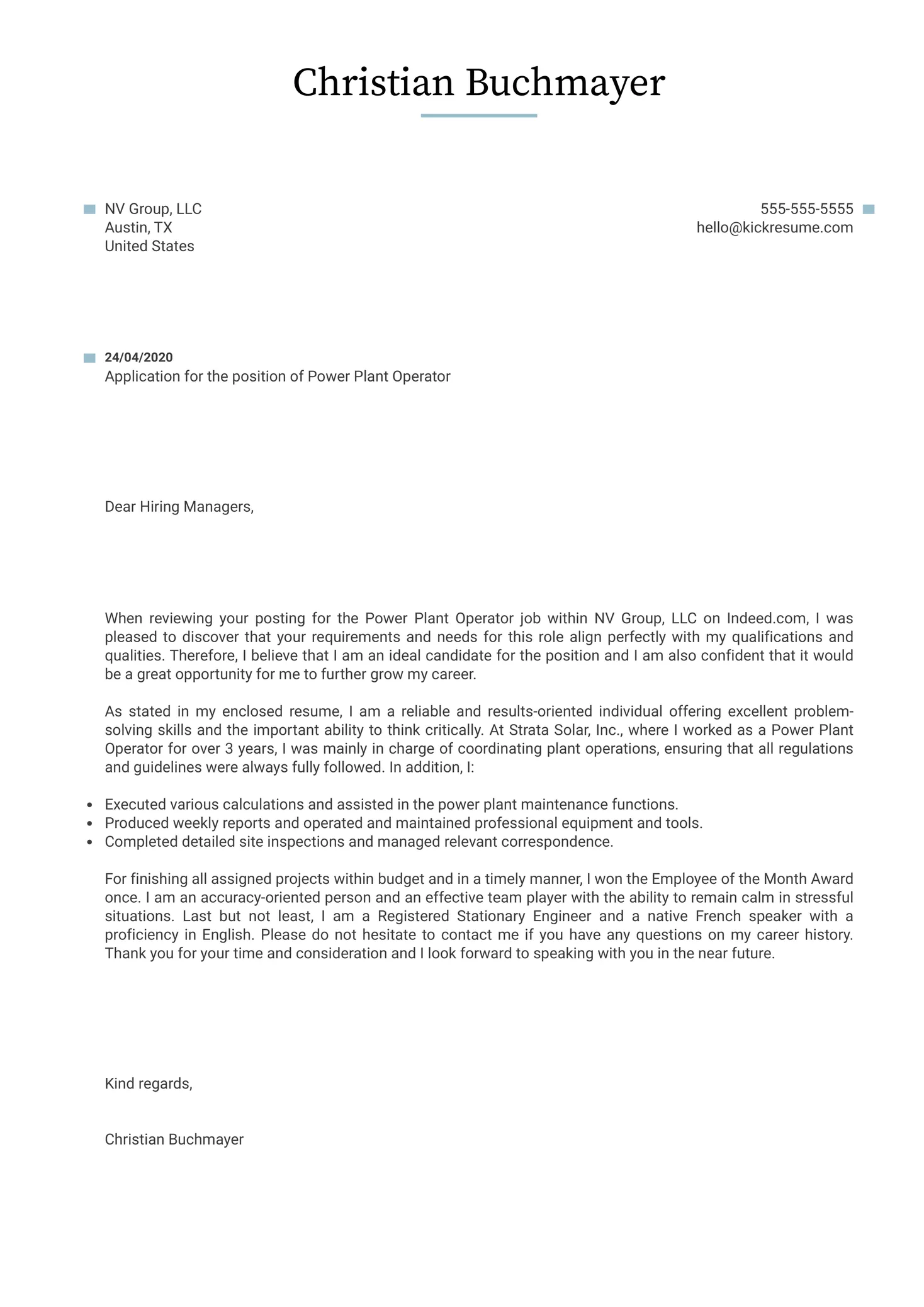 39906 plant operator responsibilities