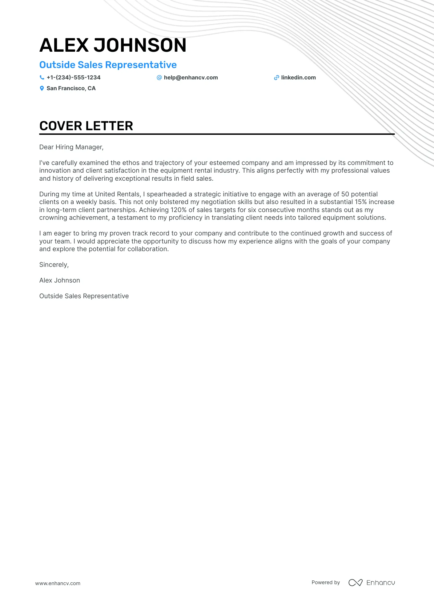 39910 sales cover letter skills